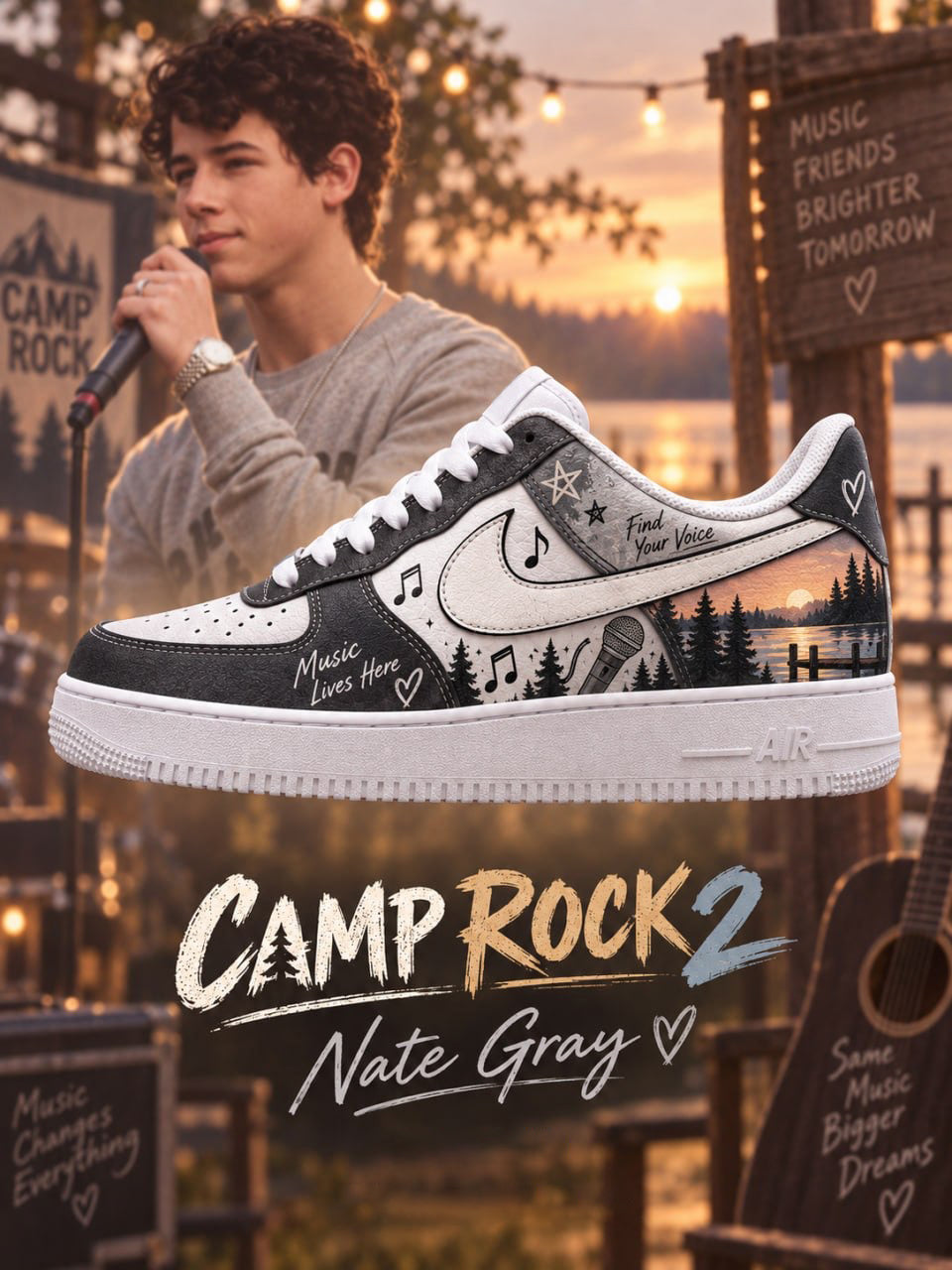 Nate Gray V.1 Custom Air-Style Sneakers