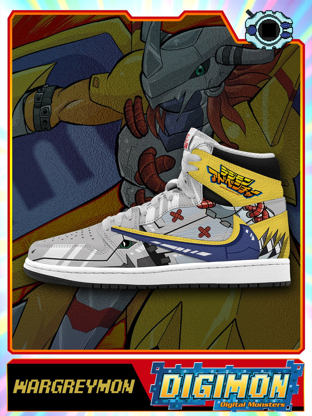 WarGreymon V.1 Custom TS High Sneakers