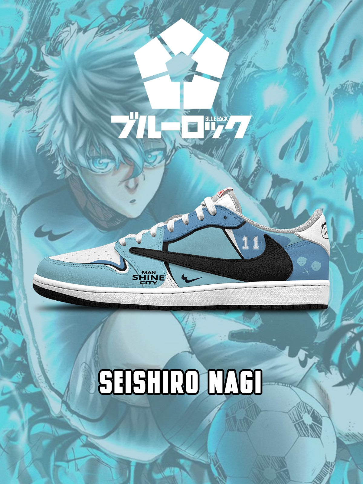 Seishiro Nagi V.2 Custom TS Low Sneakers