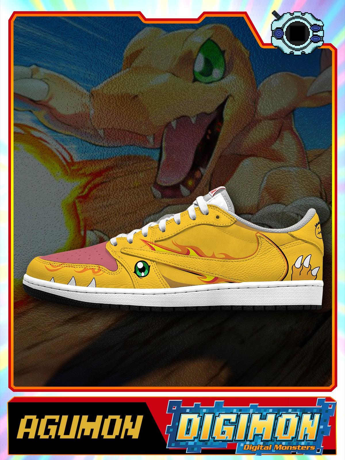 Agumon V.1 Custom TS Low Sneakers