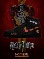 Hogwarts Gryffindor House Black V.1 Custom High-Top Sneakers