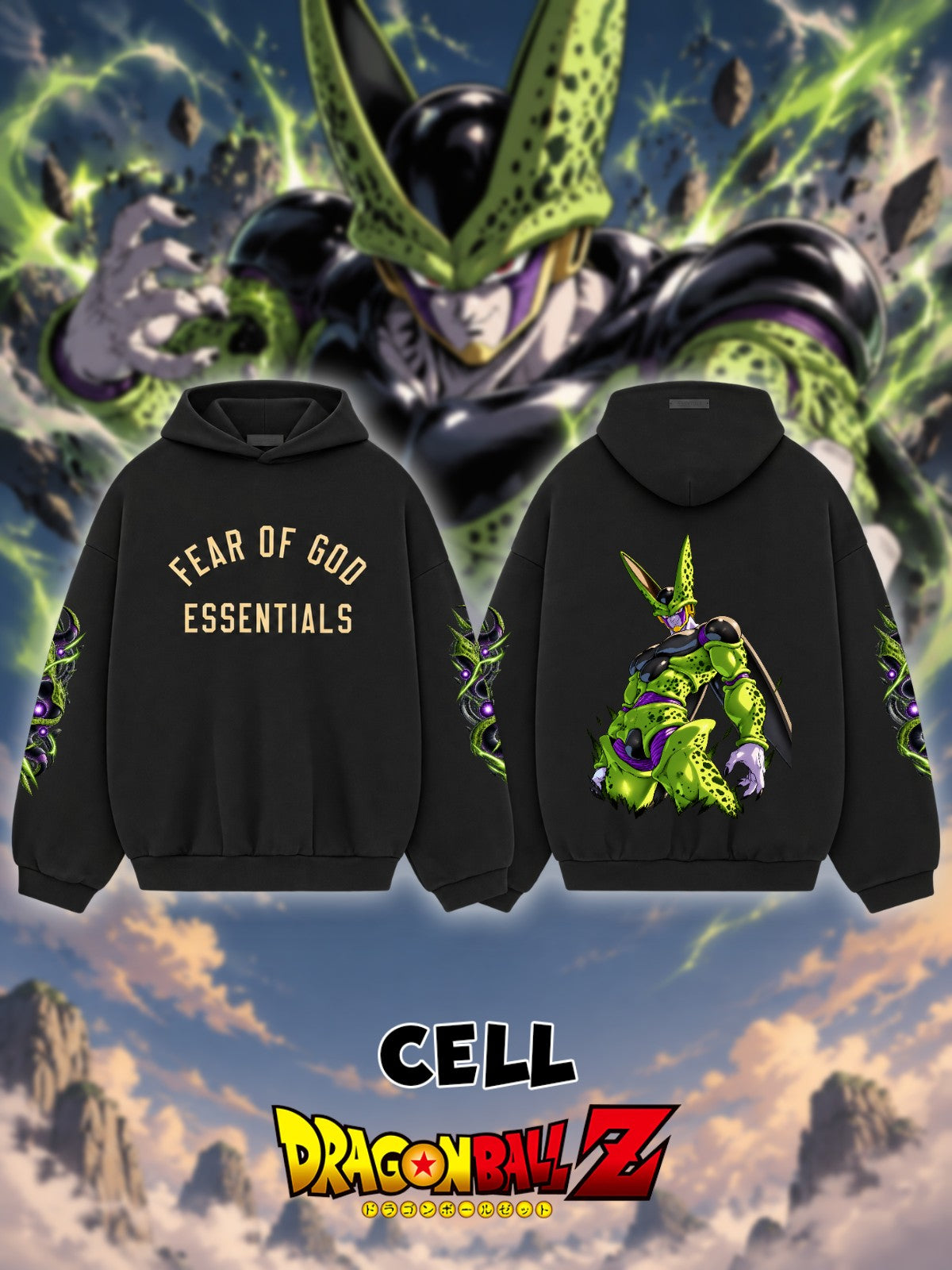 Cell V.1 Custom Ess. Hoodie