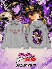 Jotaro Kujo V.2 Custom Ess. Hoodie