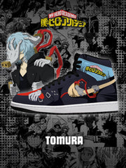 Baskets montantes personnalisées Tomura Shigaraki V.1