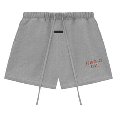 Ess. Fleece Soccer Short 'Dark Heather'
