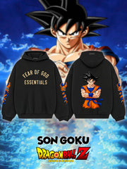 Son Goku V.2 Custom Ess. Hoodie