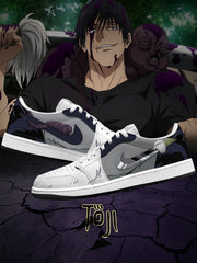 Toji Fushiguro V.2 Custom Low-Top Court Sneakers