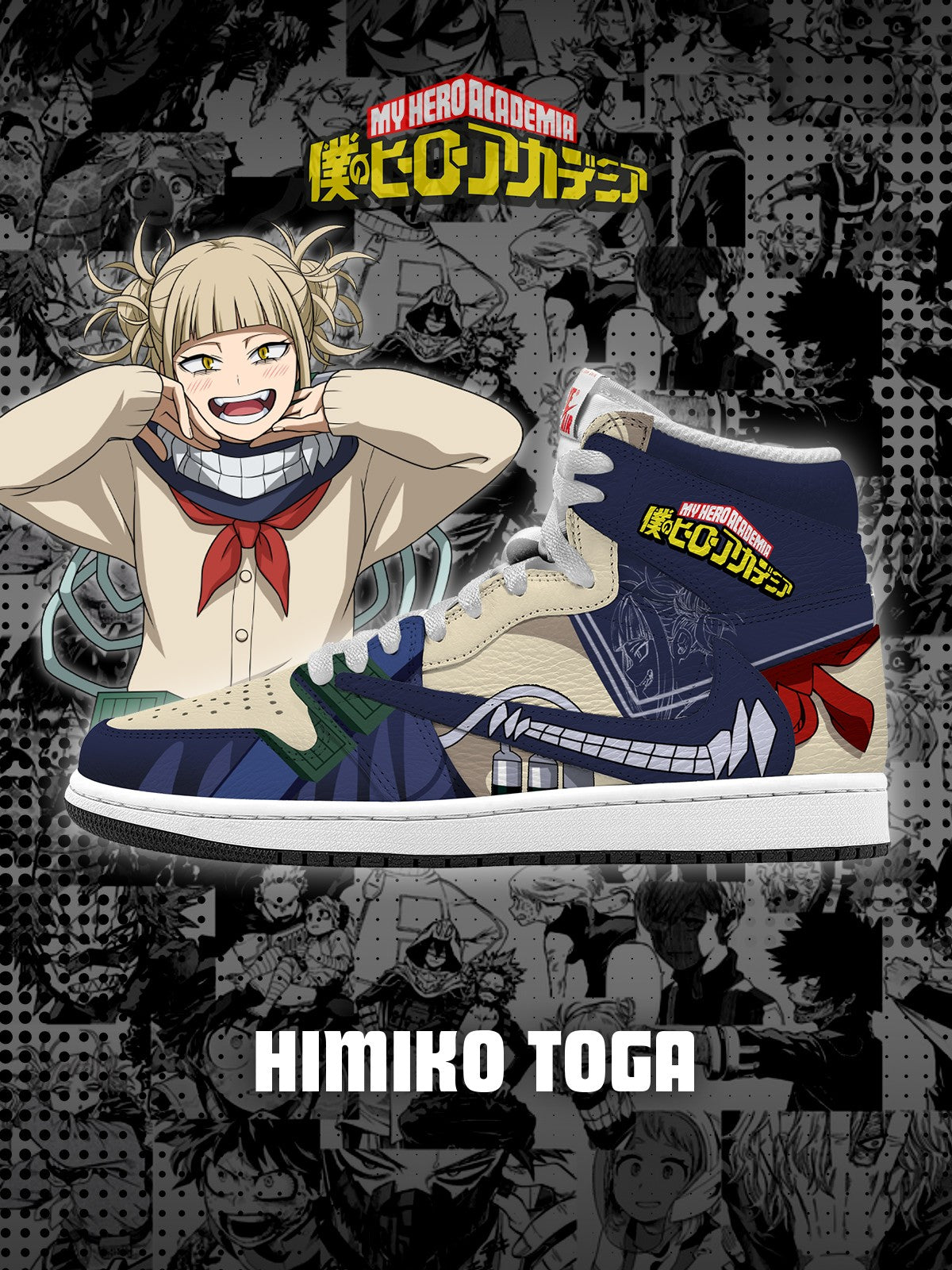 Baskets montantes Himiko Toga V.1 Custom TS
