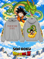 Son Goku V.4 Custom Ess. Hoodie