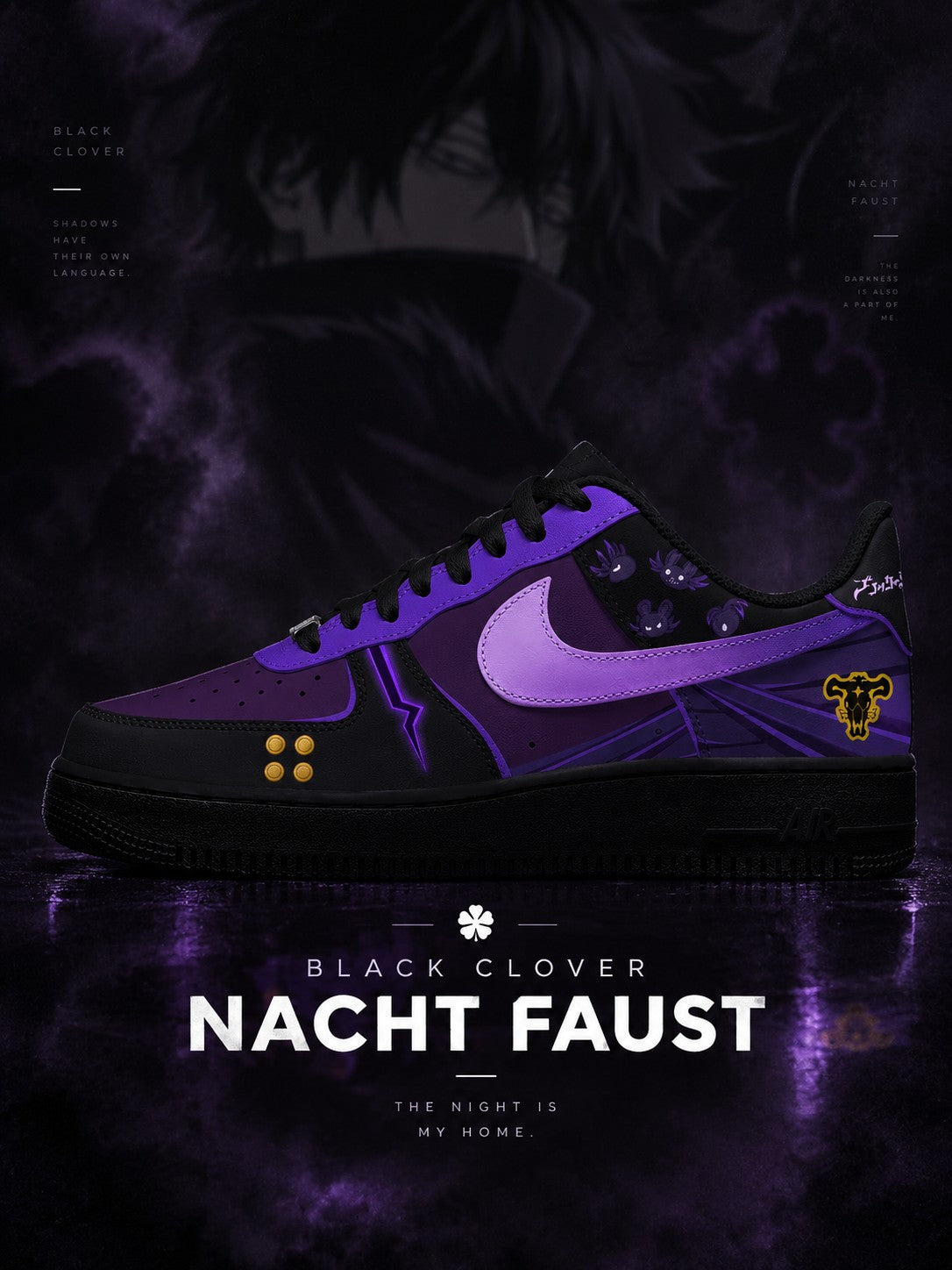 Nacht Faust V.2 Custom Air-Style Sneakers