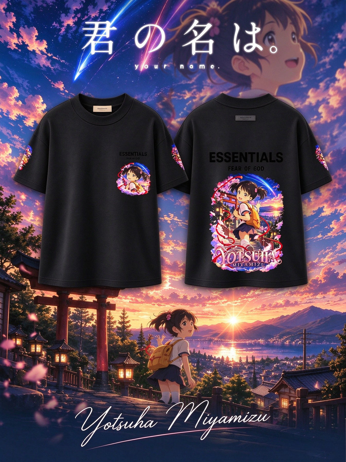 Yotsuha Miyamizu V.1 Custom Ess. T-Shirt
