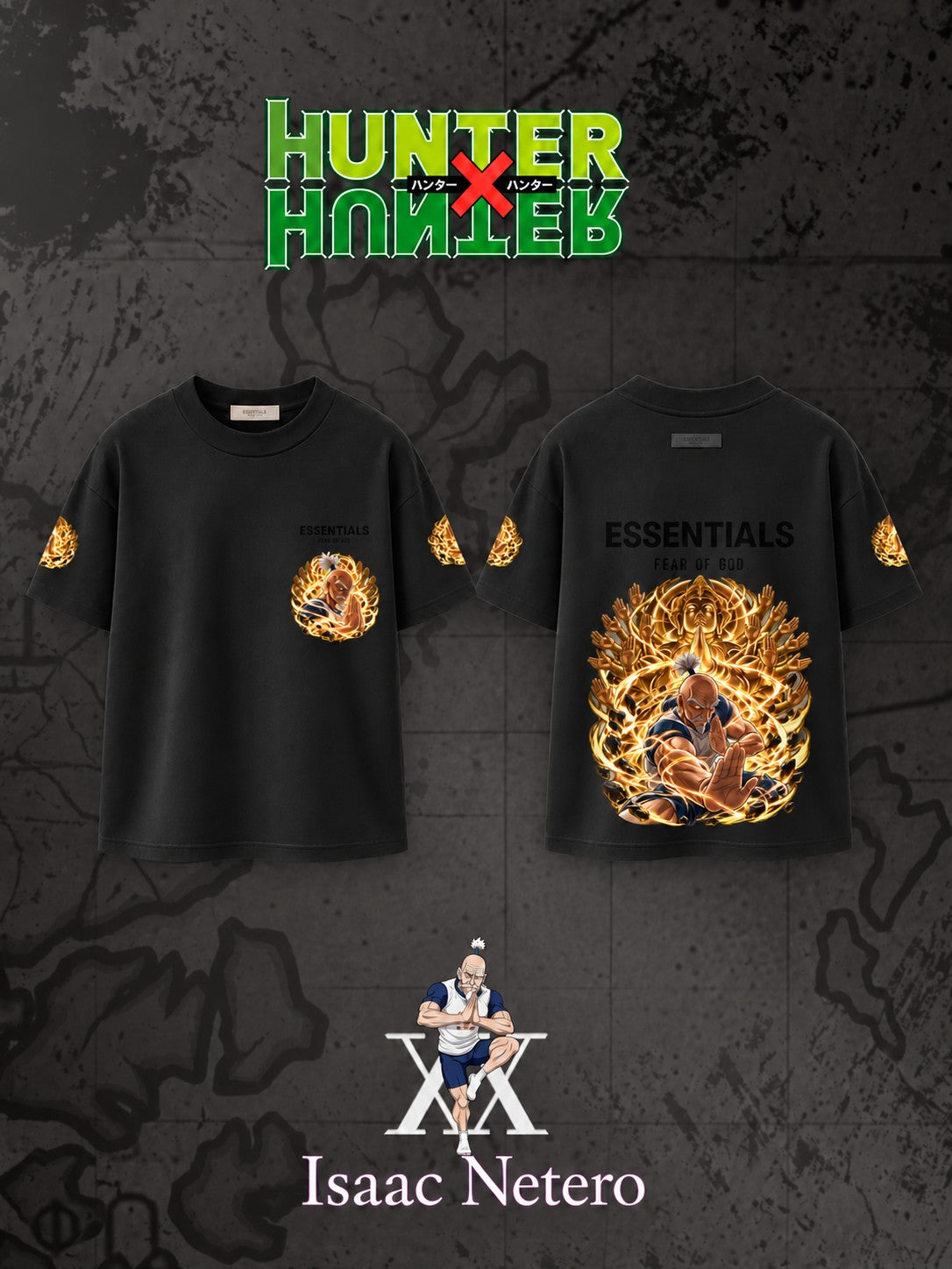 Isaac Netero V.1 Custom Ess. T-Shirt