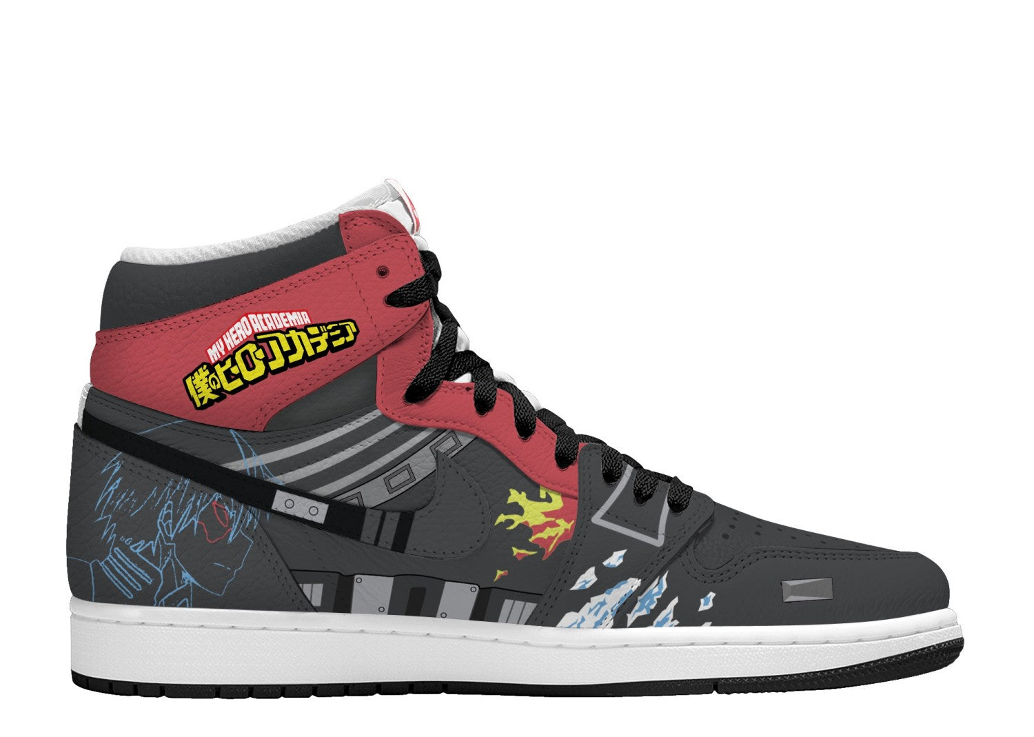Baskets montantes Shoto Todoroki V.1 Custom TS