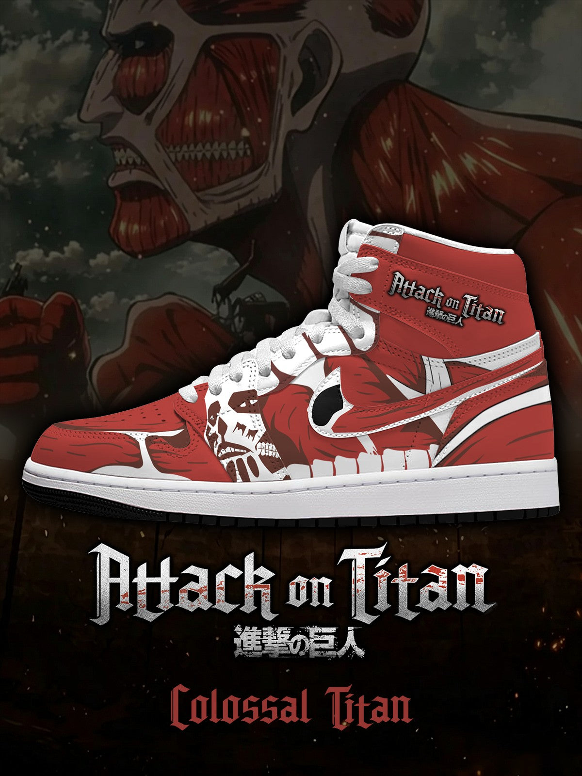 Colossal Titan V.2 Custom High-Top Sneakers