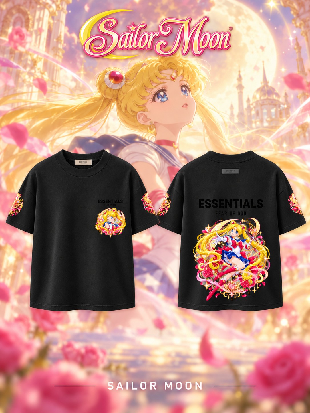 Sailor Moon V.1 Custom Ess. T-Shirt