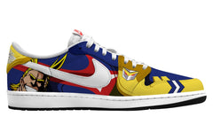 All Might V.1 Custom TS Niedrige Turnschuhe