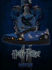 Hogwarts Ravenclaw House V.2 Custom Low-Top Court Sneakers