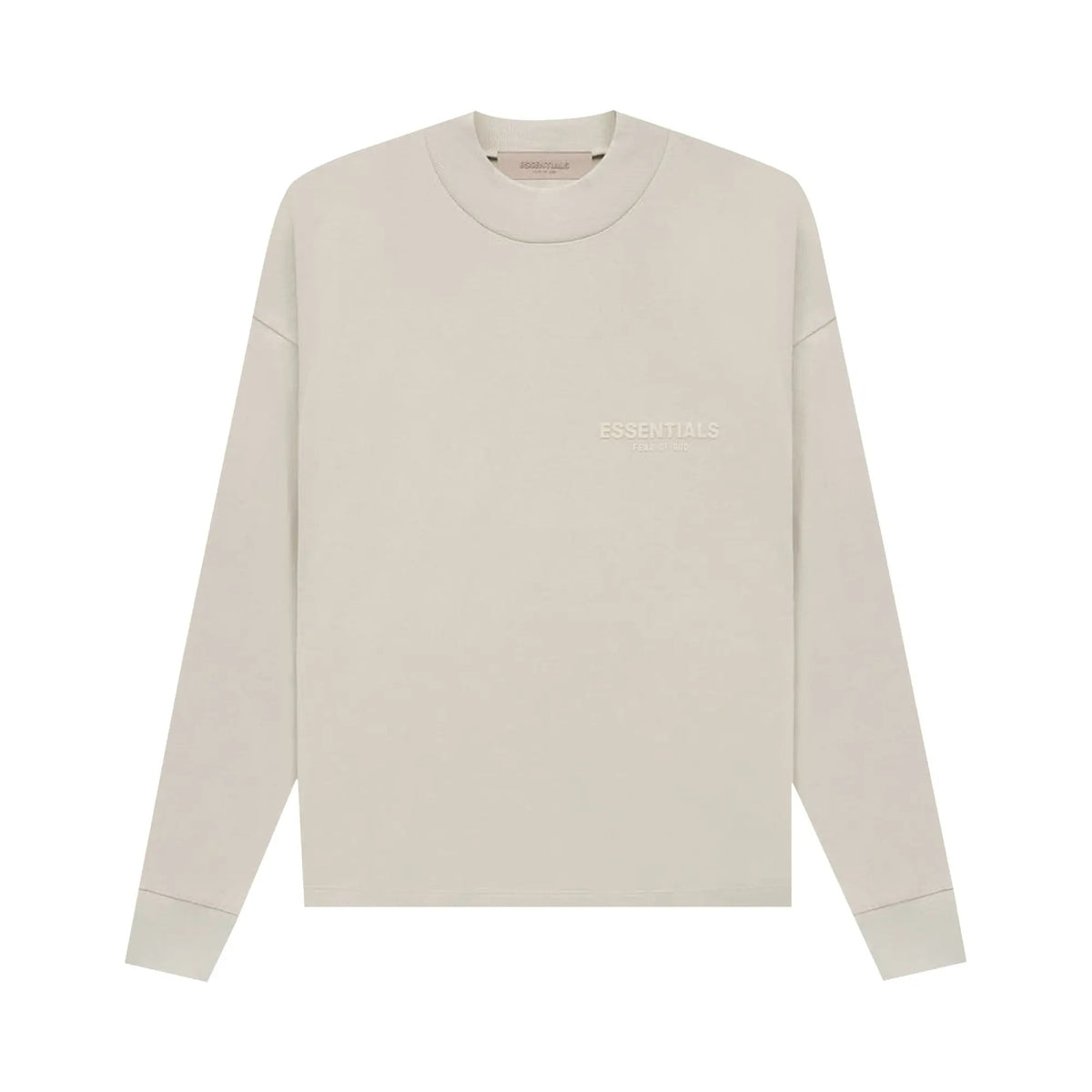 Ess. Long-Sleeve Tee 'Wheat'--125BT212017F