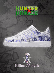 Killua Zoldyck V.3 Custom Air-Style Sneakers