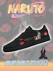 Akatsuki Itachi Uchiha V.2 Custom TS Niedrige Turnschuhe