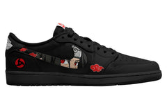 Akatsuki Itachi Uchiha V.2 Custom TS Niedrige Turnschuhe