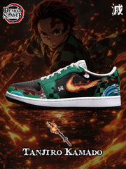 Tanjiro Kamado V.4 Custom Low-Top Court Sneakers