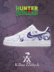 Killua Zoldyck V.4 Custom Air-Style Sneakers