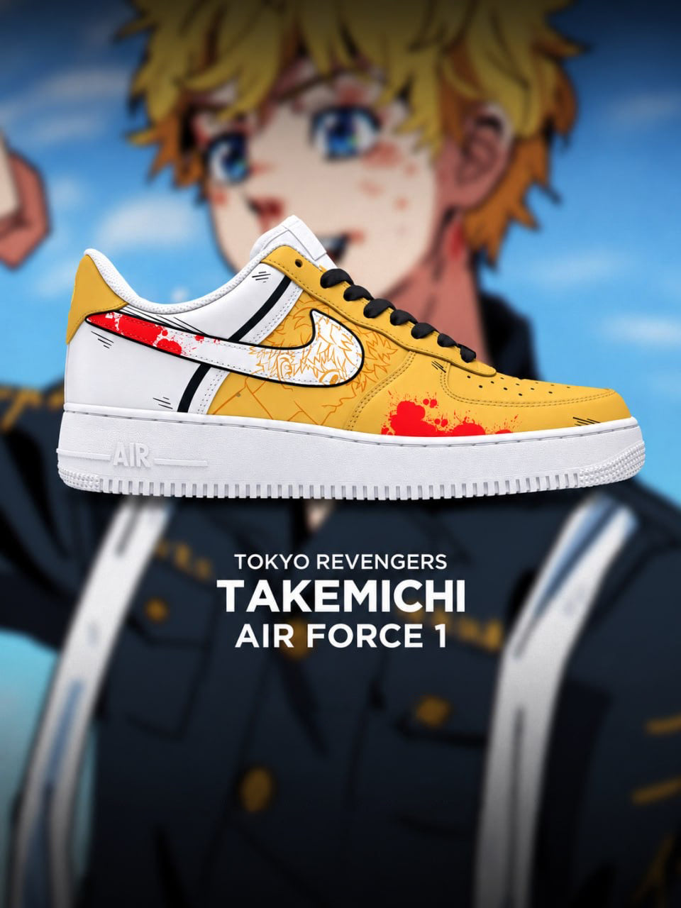 Takemichi V.1 Custom Air-Style Sneakers