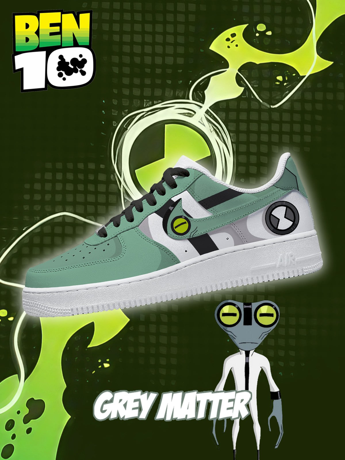 Baskets personnalisées Grey Matter V.2