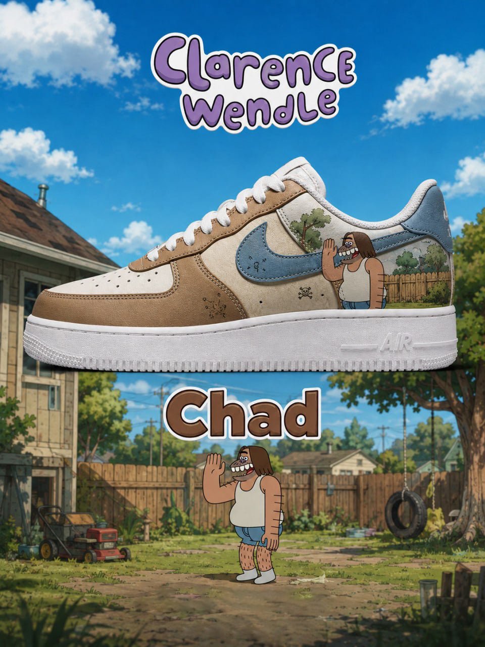 Chad V.1 Custom Air-Style Sneakers
