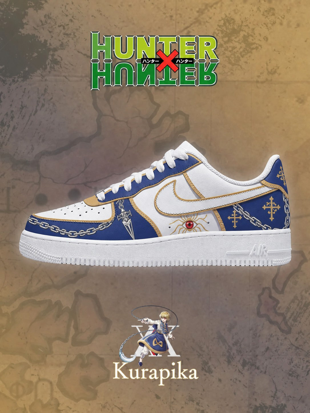 Kurapika V.4 Custom Air-Style Sneakers