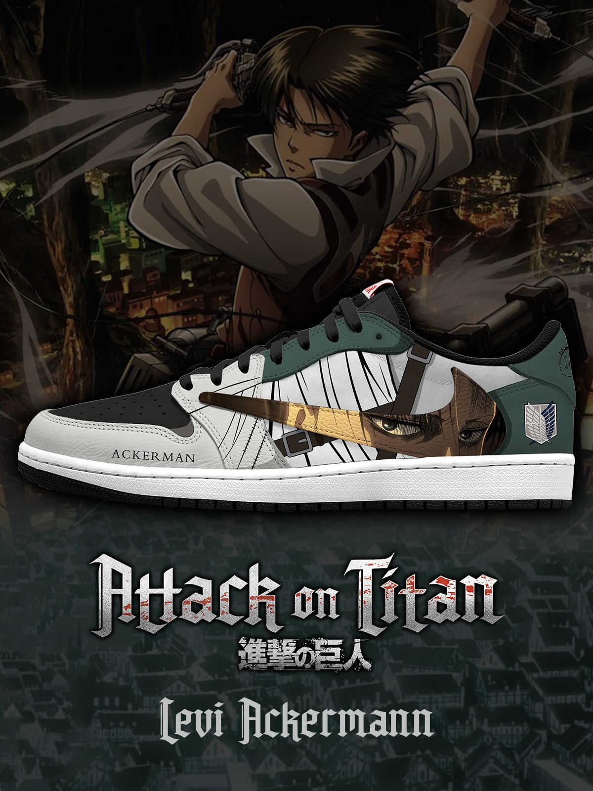 Levi Ackermann V.1 Custom TS Low Sneakers