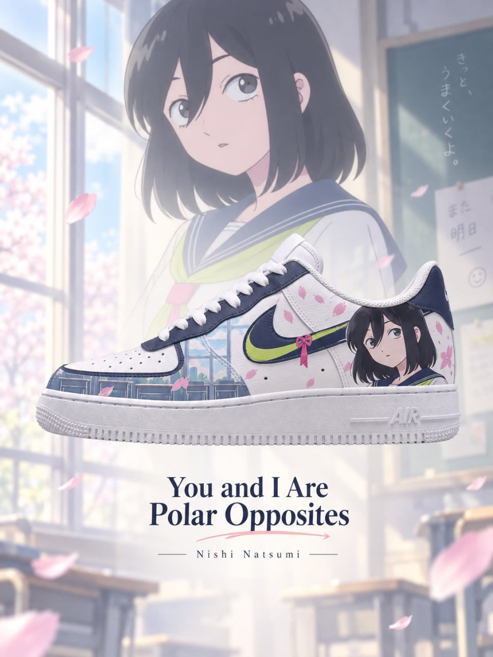 Natsumi Nishi V.1 Custom Air-Style Sneakers