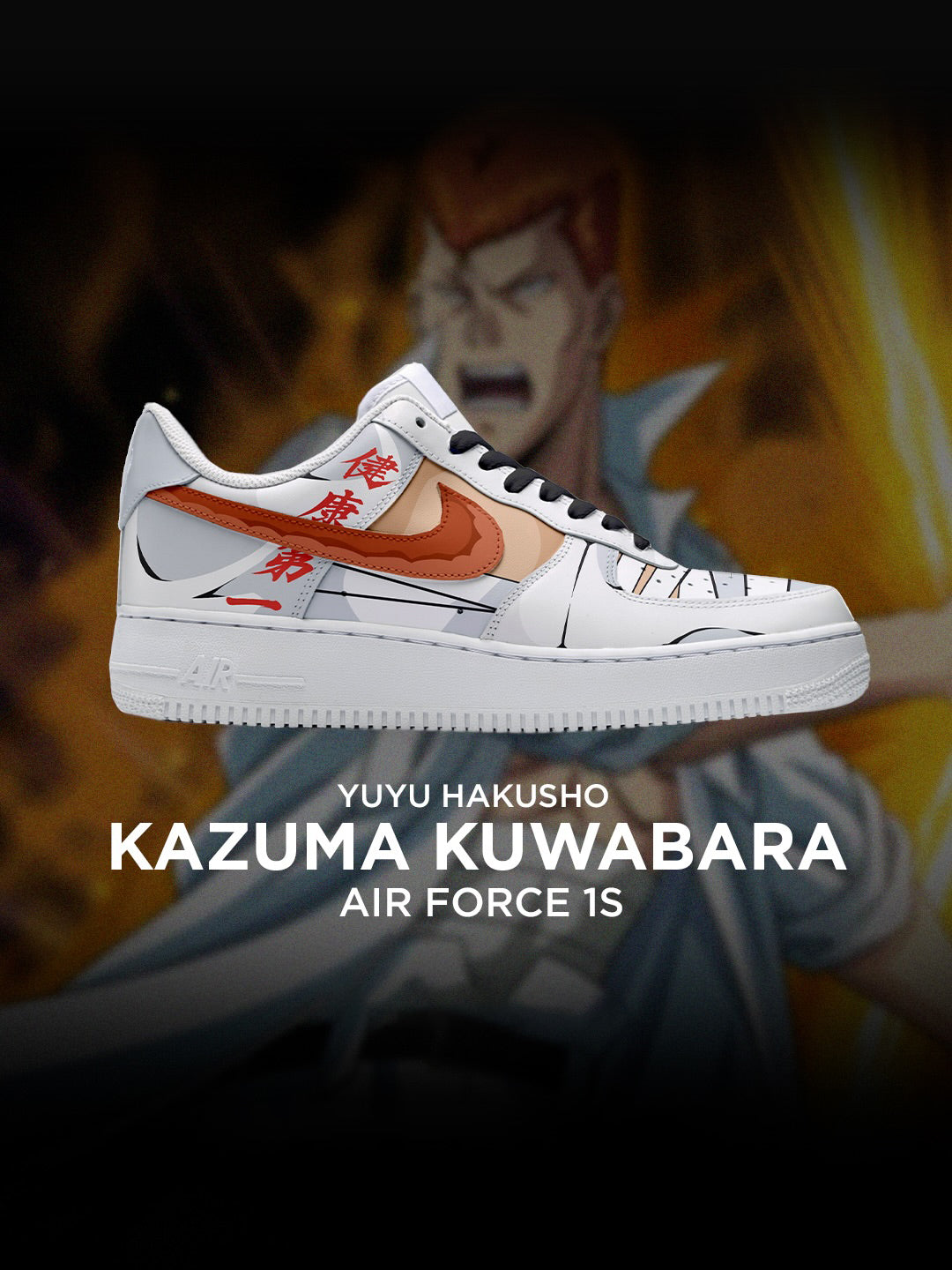 Kazuma Kuwabara V.1 Custom Air-Style Sneakers