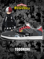 Shoto Todoroki V.1 Custom TS Niedrige Turnschuhe