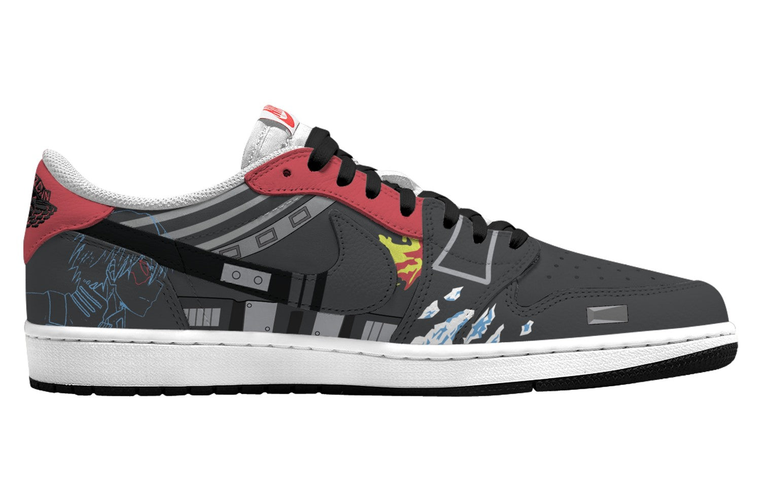 Shoto Todoroki V.1 Custom TS Niedrige Turnschuhe
