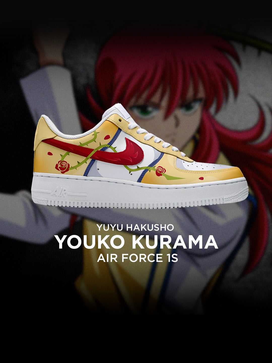 Youko Kurama V.1 Custom Air-Style Sneakers