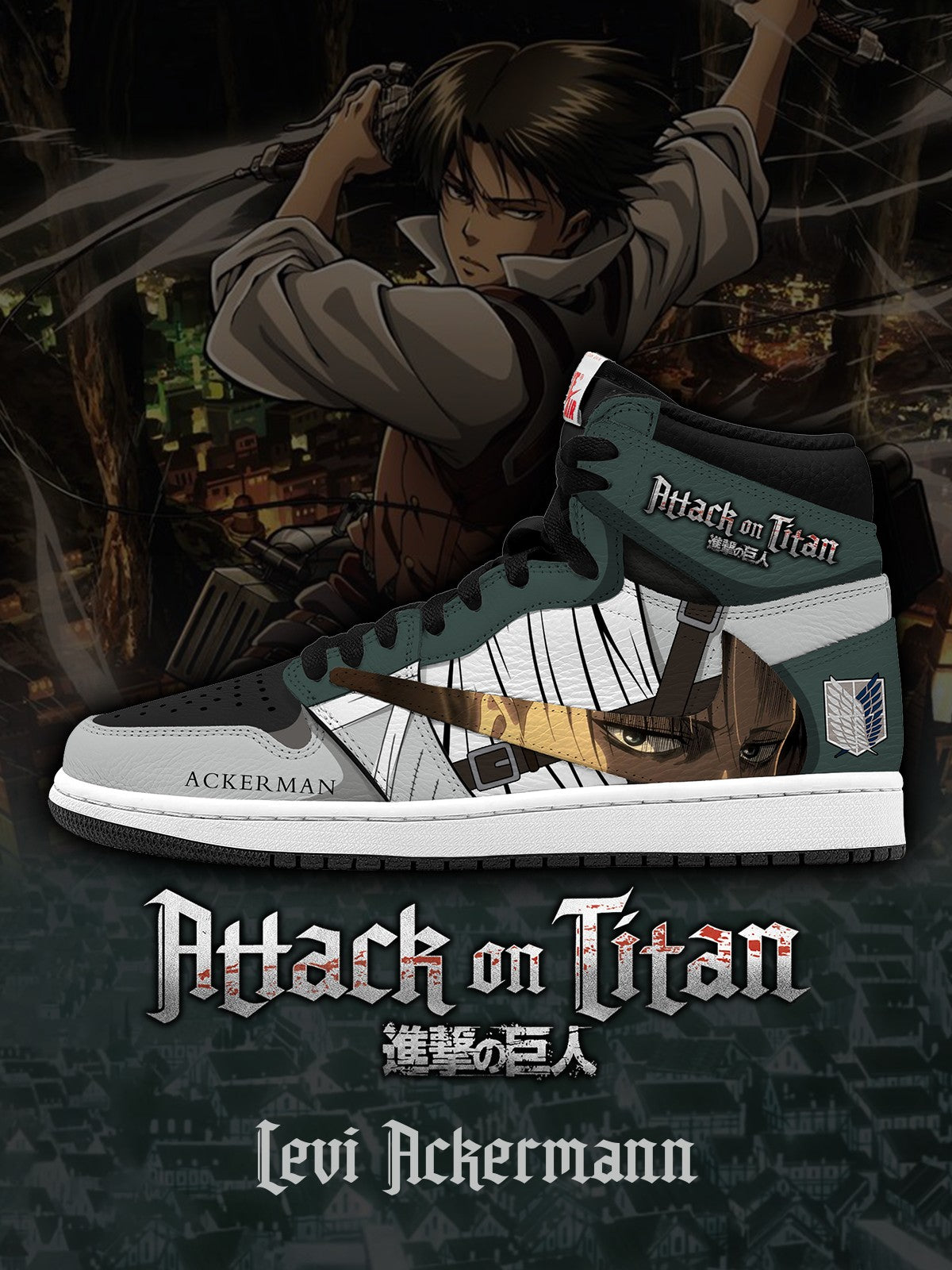 Levi Ackermann V.1 Custom TS High Sneakers