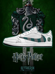 Hogwarts Slytherin House V.1 Custom TS Low Sneakers