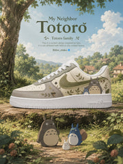Totoro Family V.1 Custom Air-Style Sneakers