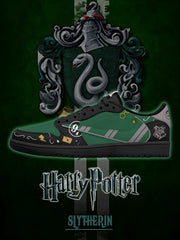 Hogwarts Slytherin House V.2 Custom TS Low Sneakers